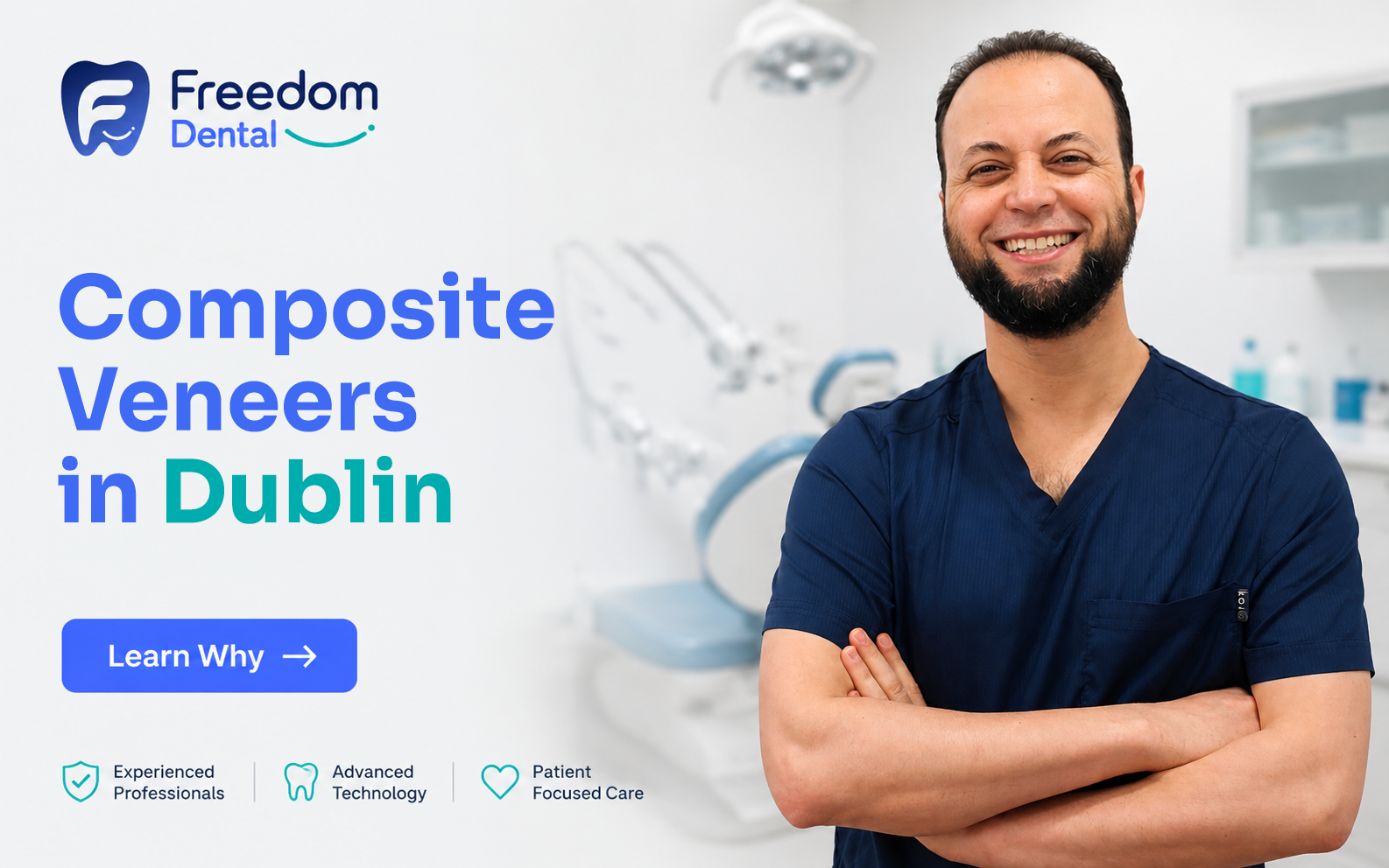 Freedom Dental Clinic for Composite Veneers in Dublin