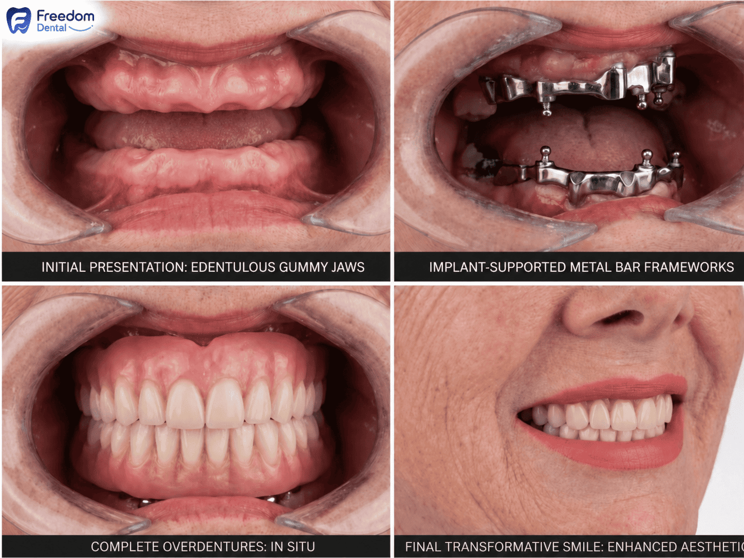 Full-Arch All-on-4 Transformation